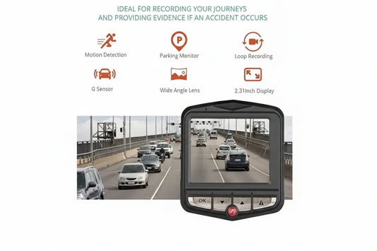 1080P Full HD Front & Rear Dash Cam - TrueSpyTech