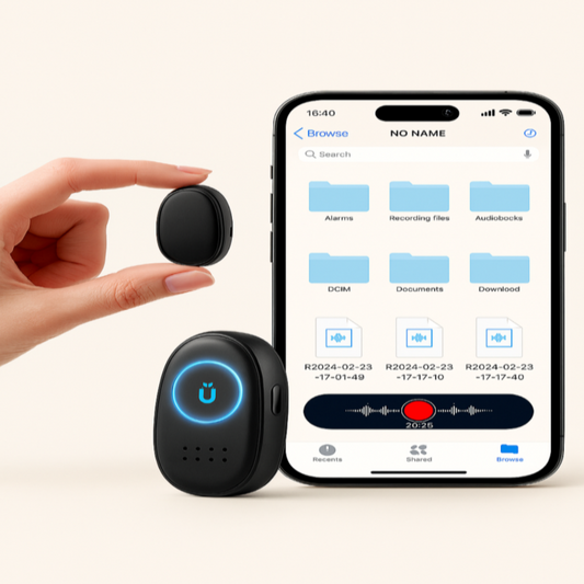 Mini Magnetic Voice Recorder with Speaker - TrueSpyTech