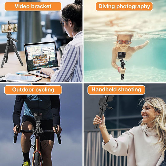 Flexible Octopus Phone Tripod & Selfie Stick - TrueSpyTech