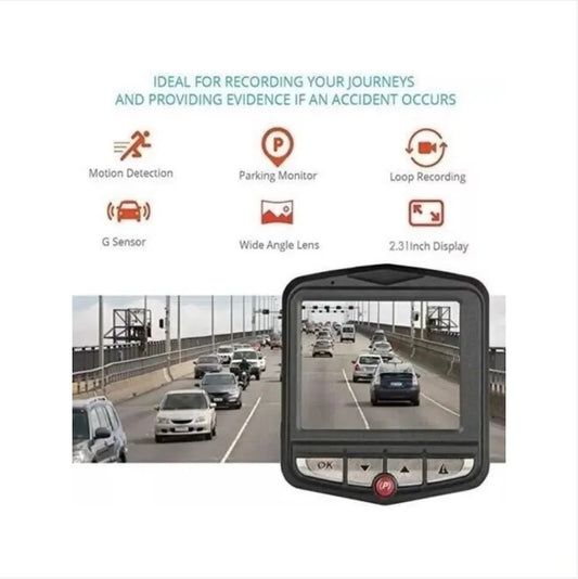 1080P Full HD Front & Rear Dash Cam - TrueSpyTech