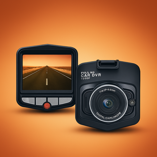 1080P 2.4" Car Dash Cam – Front/Rear, Night Vision, G‑Sensor - TrueSpyTech