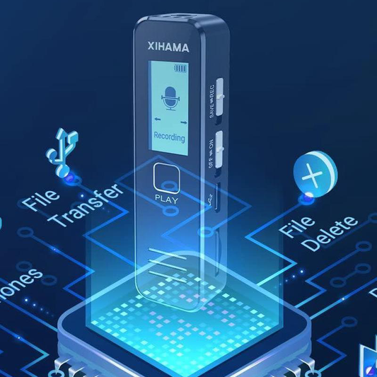 64GB Mini Voice Recorder with Playback - TrueSpyTech